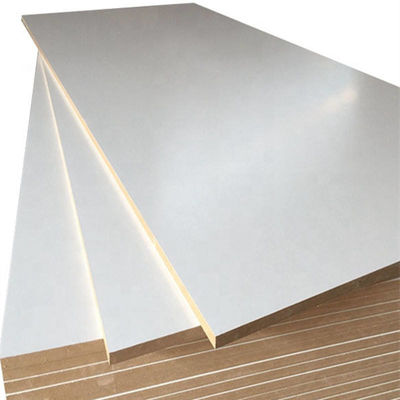 680-830KG/M3 Density Wood Fiber 16mm 19mm White Texture Melamine Mdf for Kitchen Cabinet