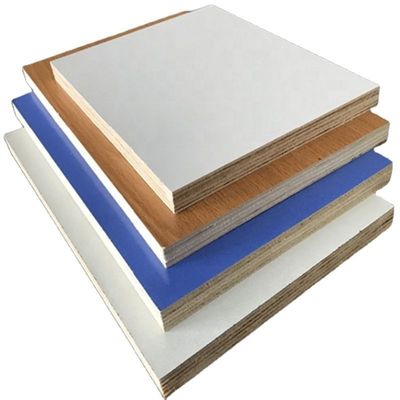 680-830KG/M3 Density Wood Fiber 16mm 19mm White Texture Melamine Mdf for Kitchen Cabinet