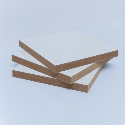Flexible Wood Grain Melamine Paper Faced MDF Board in White and Black for Consult
