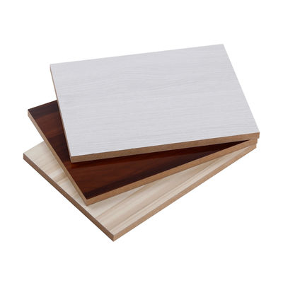 MDF Melamine Board 18mm Wooden Board Moisture-Proof Double Faced Melamine Glue WBP/E1