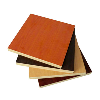 18mm Plain Mdf Panel And White Wood Grain Color Melamine Mdf Board Moisture-Proof With 1