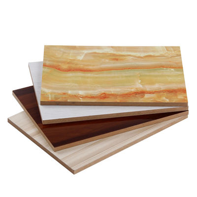 18mm Plain Mdf Panel And White Wood Grain Color Melamine Mdf Board Moisture-Proof With 1