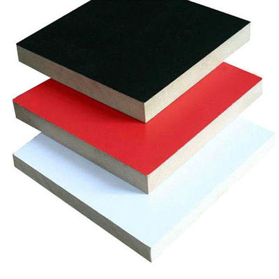 Melamine Mdf Board 18mm White Wood Grain Color for Medium Density Fibre Board Supply